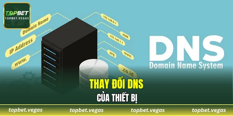 Thay đổi DNS của thiết bị